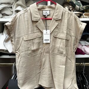 Tuckernuck Tan Short Sleeve Top